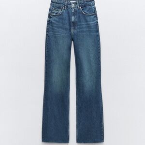 Zara Wide Leg Full Length Jeans
